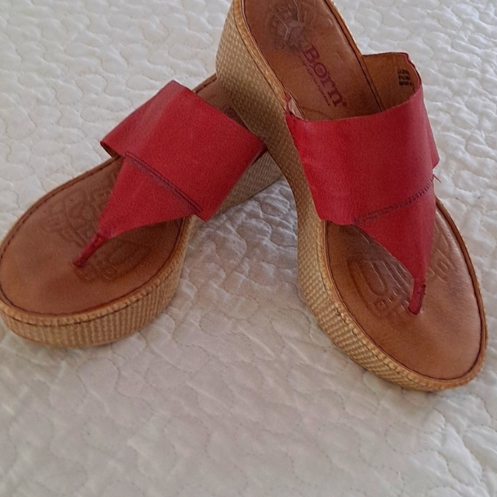 Born sandal wedges